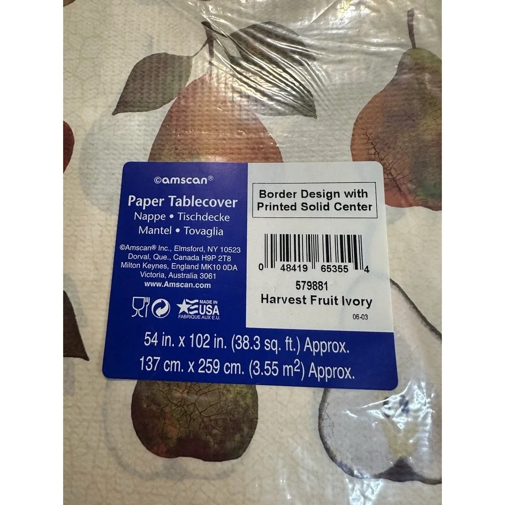 Lot Of Three Tablecloths Apples Paper‎ Vinyl Valentines Day Plastic Polka Dots